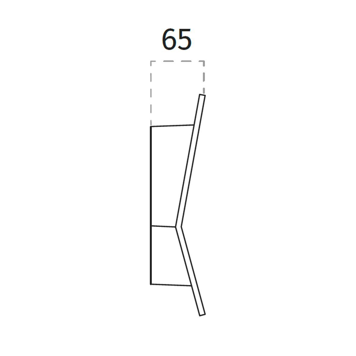 Lampada da parete led Belfiore Zabe 18W 2700K bianco colorabile - 2474-2780 05