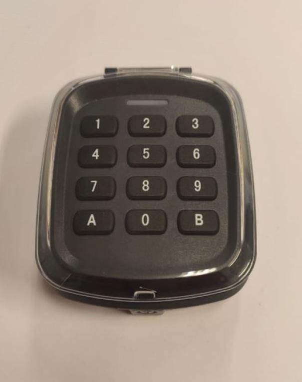 Tastiera radio Rib multifrequenza 433-868 mhz nero - ACG5521 01
