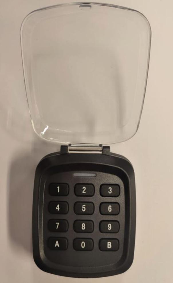 Tastiera radio Rib multifrequenza 433-868 mhz nero - ACG5521 02
