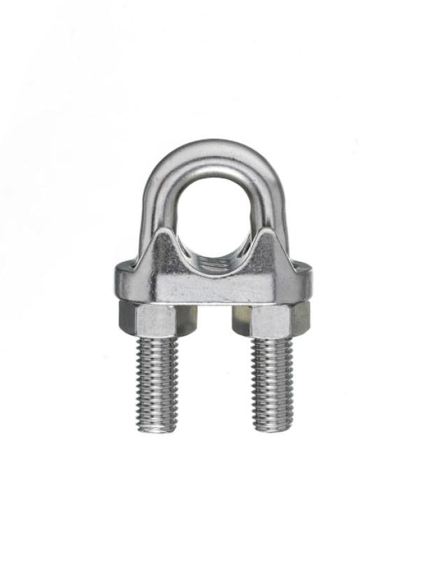 Morsetto a cavallotto Carfer da 5mm acciaio inox - D020172805 01