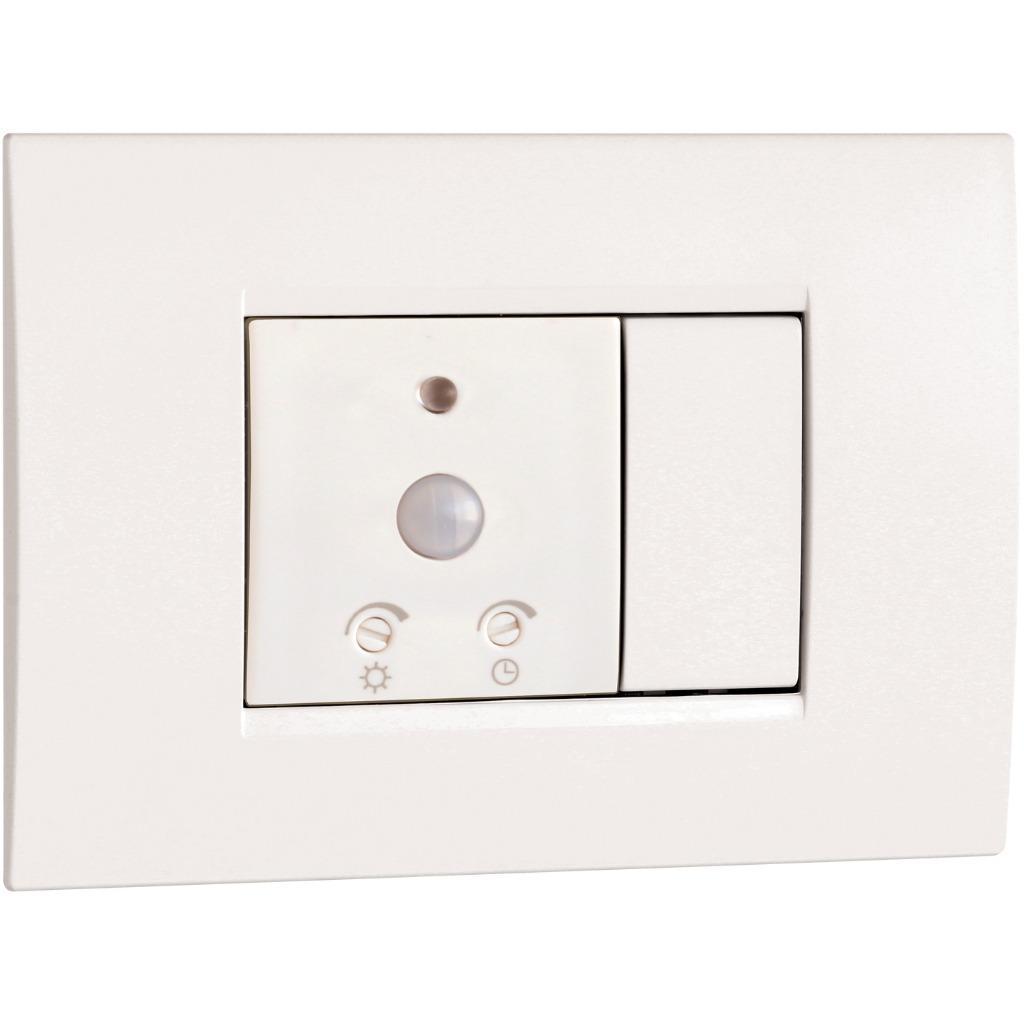 Sensore di movimento crepuscolare Vemer Duo 2 moduli DIN bianco - VE791100 01