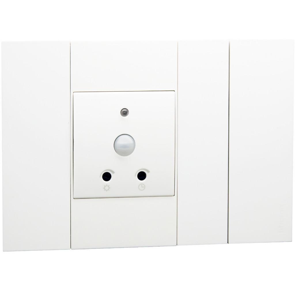 Sensore di movimento crepuscolare Vemer Duo.Now 2 moduli DIN bianco - VE791102 01