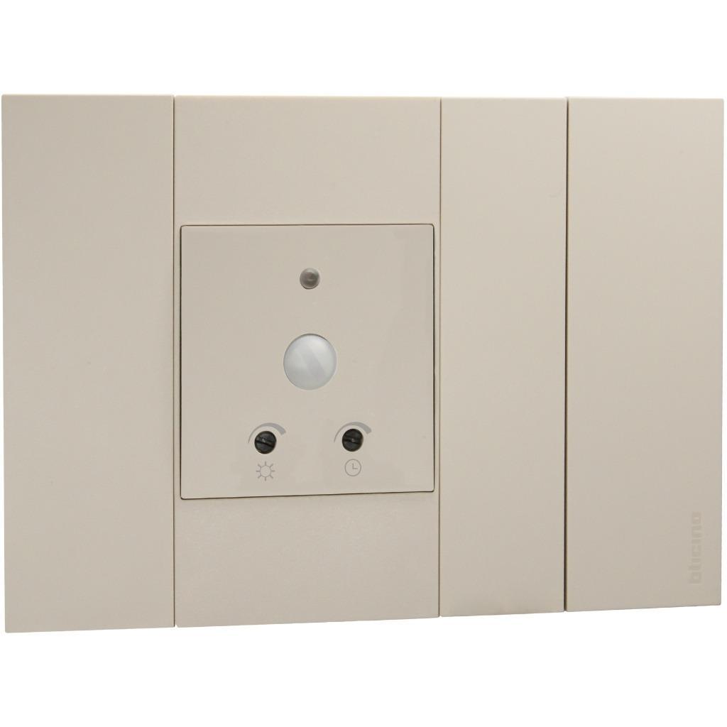 Sensore di movimento crepuscolare Vemer Duo.Now 2 moduli DIN sabbia - VE793300 01