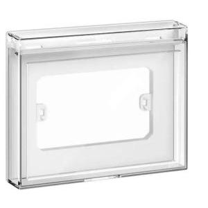 Calotta  ip44 3 moduli portello trasparente - 14923