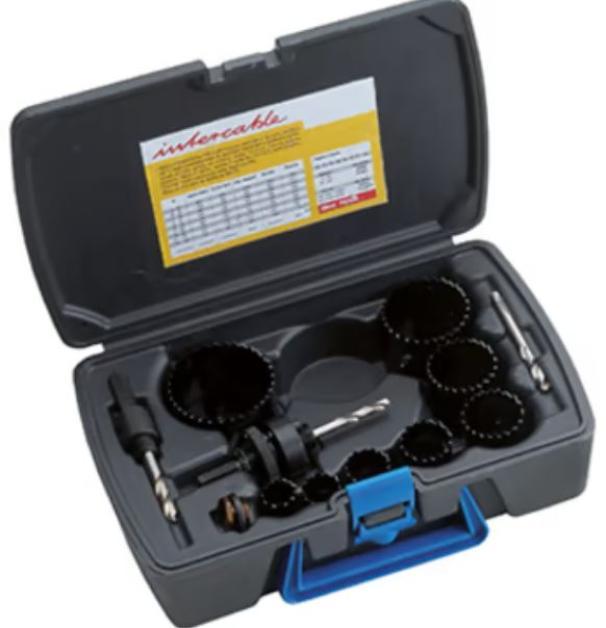Assortimento seghe a tazza Hss Intercable diametro da 20 a 60 mm- 74200 01