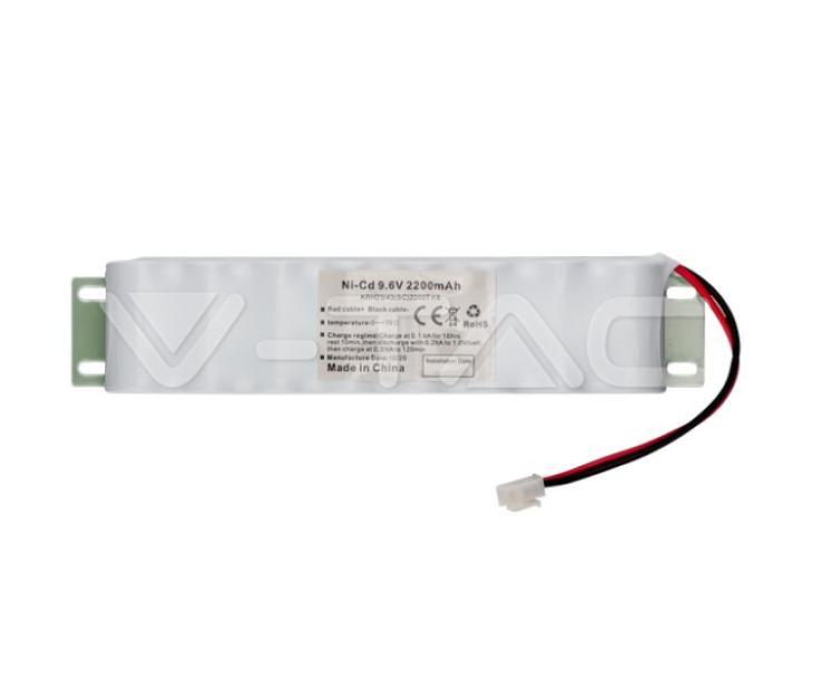 Kit emergenza V-tac per plafoniera stagna 54w batteria 2200mAh - 8343 02