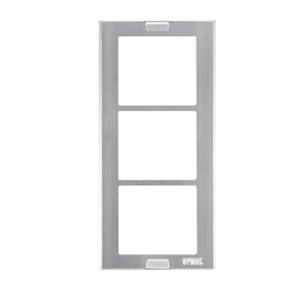 Cornice con telaio squadrata 3 moduli 1148/63