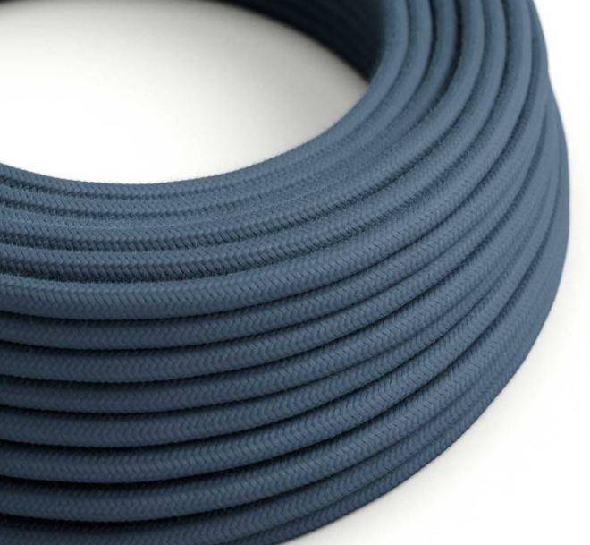 Cavo tessile al metro Creative-Cables in cotone grigio pietra RC30 2x0,75mm - XZ2RC30 01