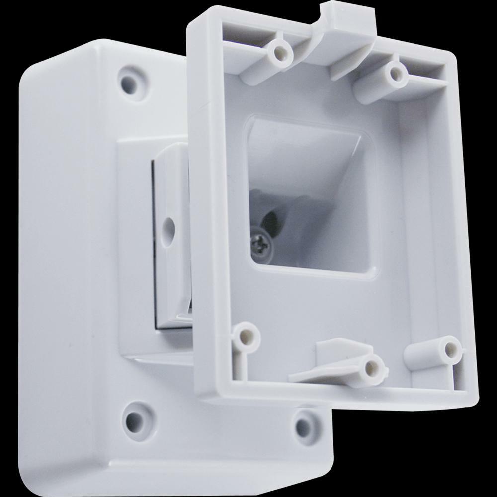 pyronix pyronix staffa a muro 45° per rilevatori xd con tamper antistrappo pyxd-wallb - foto 1