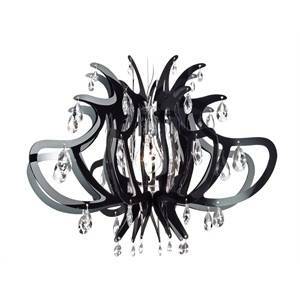 Lampadario a sospensione lillibet black lilsm00blk01t00000eu