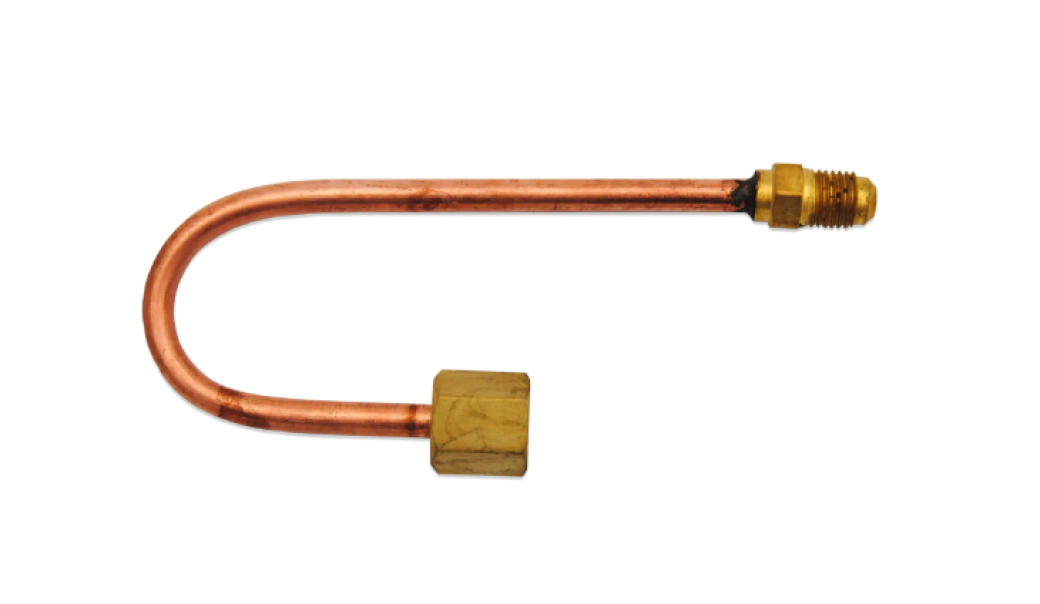 Raccordo MF ad inversione di 180 gradi Tecnogas 1/4 pollici spessore 1mm - 11376 01