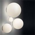 artemide artemide lampada dioscuri da parete e soffitto bianca diametro 25cm lampadina attacco e27 20w luce calda 0