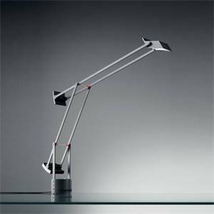 Lampada da tavolo tizio led 8w nero a009210
