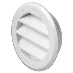Griglia tonda da incasso  bianco - t63rx