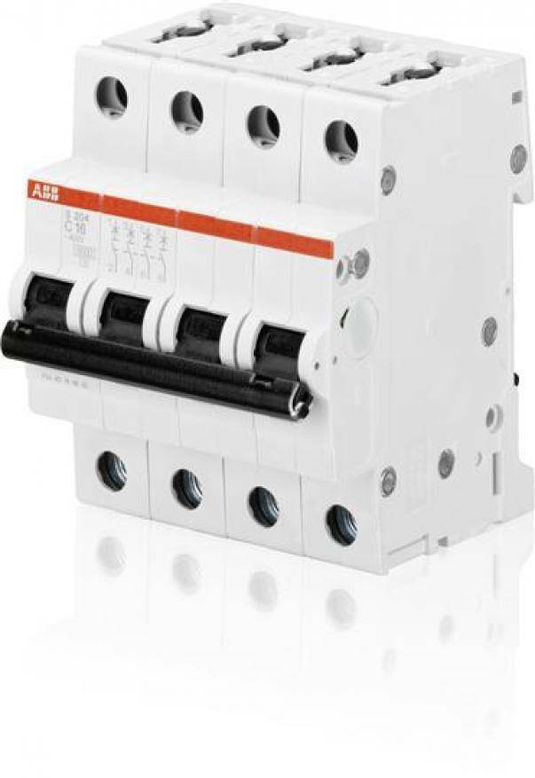 abb abb interruttore magnetotermico 4p 32a 6ka s 204-c32 2cds254001r0324 s529242 - foto 1