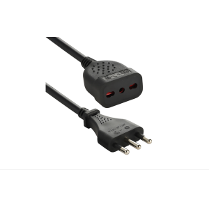 Prolunga  cavo 3gx1 lunghezza 3m colore nero- 46121