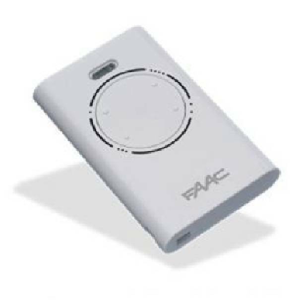 faac faac telecomando quattro canali xt4 433 slh lr colore bianco 787008 - foto 1