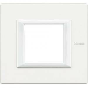 Axolute placca 2 moduli color bianco axolute ha4802hd