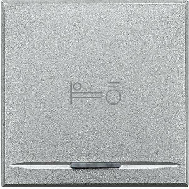 bticino bticino axolute copritasto + luce simbolo letto 2 moduli colore tech hc4915m2bl - foto 1