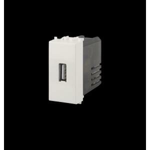Presa usb con connettore tipo c e tipo a 2.1a bticino axolute bianco 4b.hd.usb