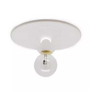 Plafoniera bianca e27 max60w 25cm  - t/e1021/b