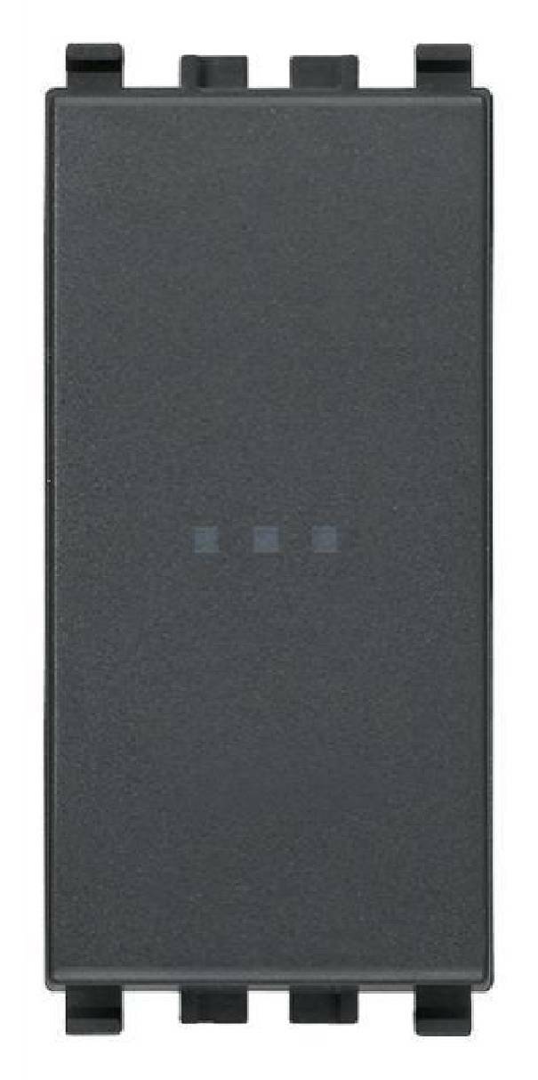 vimar vimar eikon invertitore assiale 1 polo 16ax colore grigio 20113 - foto 1