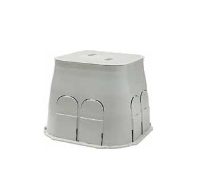 arnocanali arnocanali pozzetto drain box elettrico e per irrigazione 20x20 colore grigio pb2020g - foto 1
