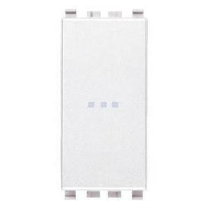 Eikon invertitore 1 polo assiale 16ax colore bianco 20113.b
