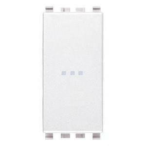 Eikon interruttore assiale 1 polo colore bianco 20101.b