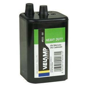 Batteria quadra 4r25 6 volt 63076 4r25/1b