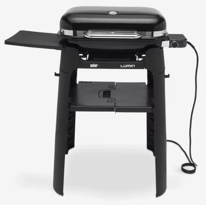 Barbecue elettrico Weber Lumin con supporto - 92010853 01