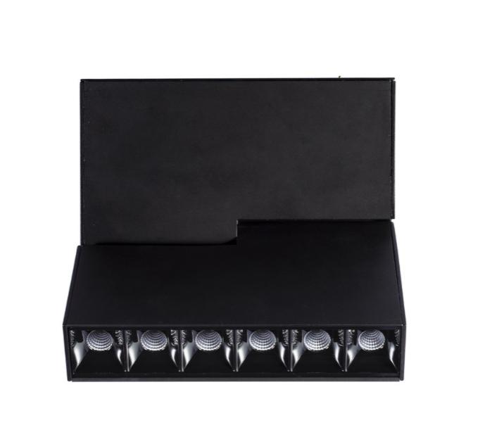 Faretto led Logica puntiforme orientabile Klik Klak 16W 4000K 24V sistema magnetico nero - 41127 01