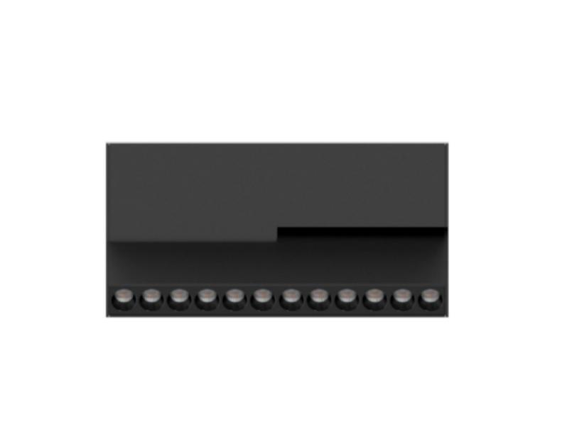 Faretto led Logica puntiforme orientabile Klik Klak Mini 16W 3000K 24V sistema magnetico nero - 41731 01
