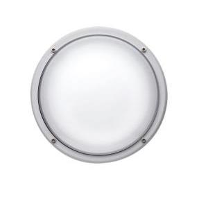 Plafoniera led  docks ip66 15w 4000k grigio - 9102gm4k