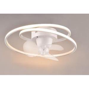 Plafoniera led  umea con ventilatore 40w 2700-6500k bianco - r67252131