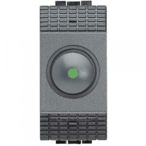Livinglight dimmer con deviatore 500w antracite l4402n