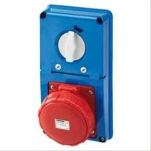 Presa fissa verticale ip67 senza fondo 3p+n+t 63a 400v gw66353n