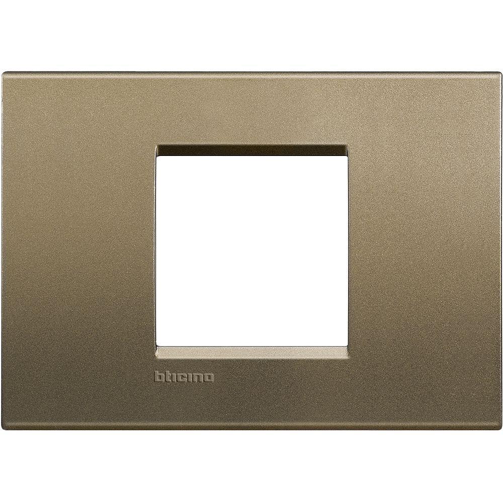 bticino bticino livinglight placca 2 posti square lna4819sq - foto 1