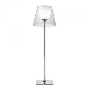 Lampada da terra ktribe f3 21/205w attacco e27 cromo/fumè f6301030