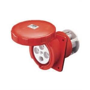 Presa incasso per esterno 3p+n+t 32a 400v colore rosso gw62243h