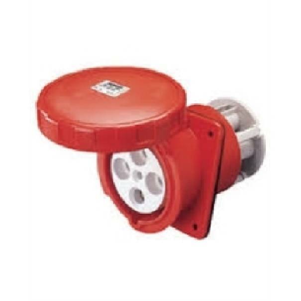 gewiss gewiss presa incasso per esterno 3p+n+t 32a 400v colore rosso gw62243h - foto 1