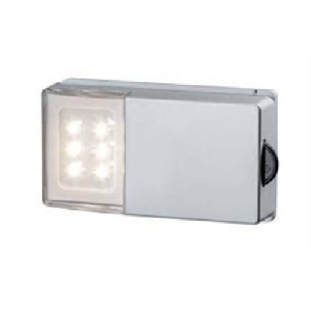 paulmann paulmann miniluce led con interruttore e rullino di scorrimento a batteria 0,33w 70498 - foto 1