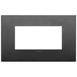 Arke' placca classic 4 moduli colore grafite matt 19654.01