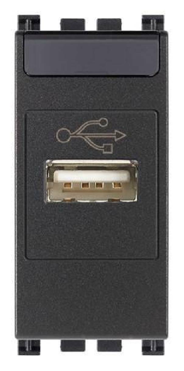 vimar vimar arke' presa usb colore grigio antracite 19345 - foto 1