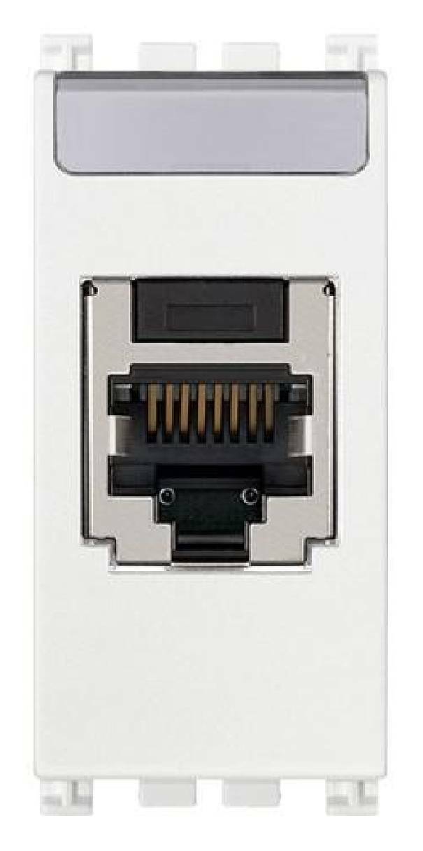vimar vimar arke' presa rj45 panduit cat5e ftp colore bianco 19340.2.b - foto 1