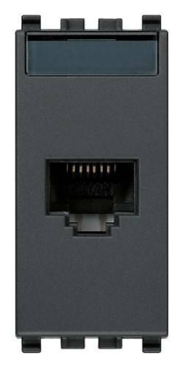 vimar vimar eikon presa rj45 netsafe cat.5e utp 20338.8 - foto 1