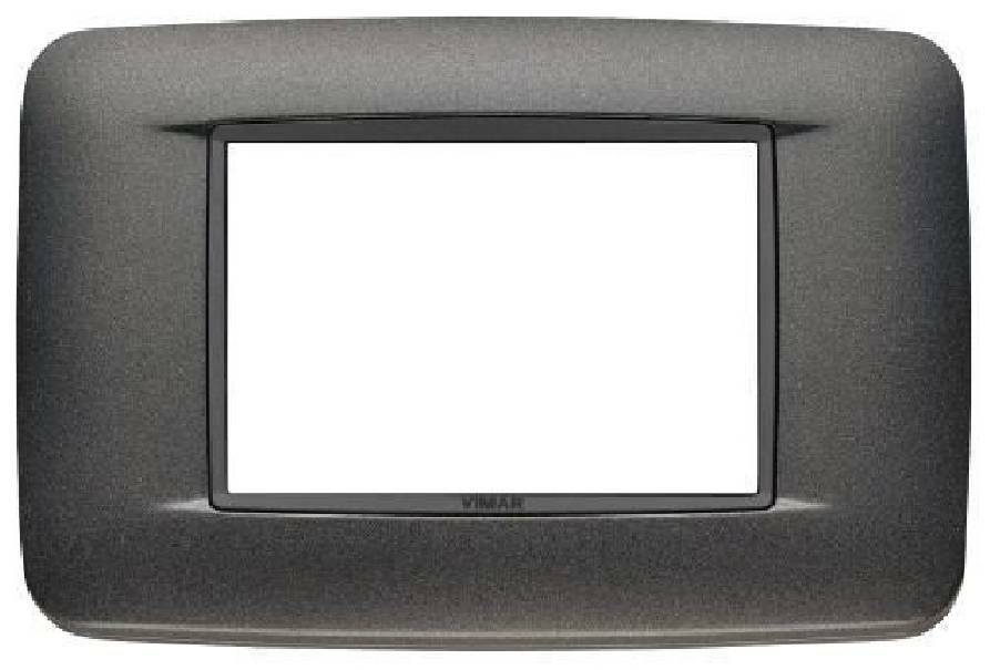 Placca Vimar Round 3 moduli antracite - 20683.15 01