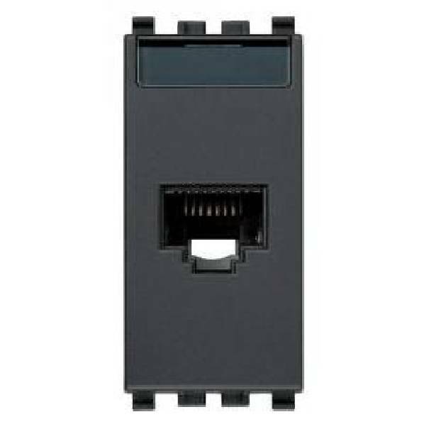 vimar vimar eikon presa rj45 netsafe cat.5e utp 20339.4 - foto 1