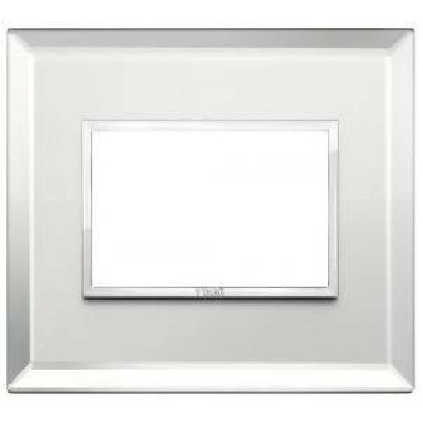 vimar vimar eikon placca 3 moduli color argento ghiaccio 21653.72 - foto 1