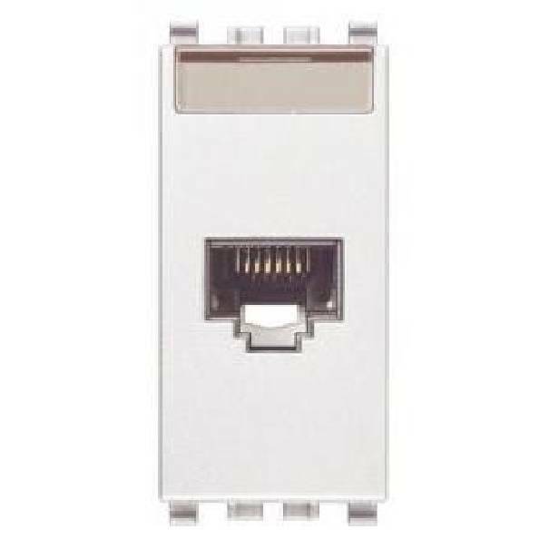 vimar vimar eikon presa rj45 netsafe cat.5e utp 20338.8.n - foto 1